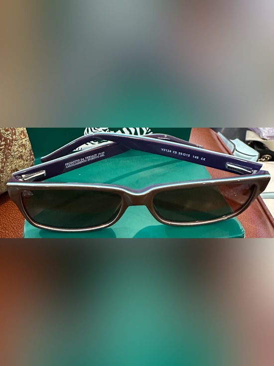 Versace 19.69 Abbigliamento Sportivo SRL Milano Italy Sunglasses Brown Multi NEW